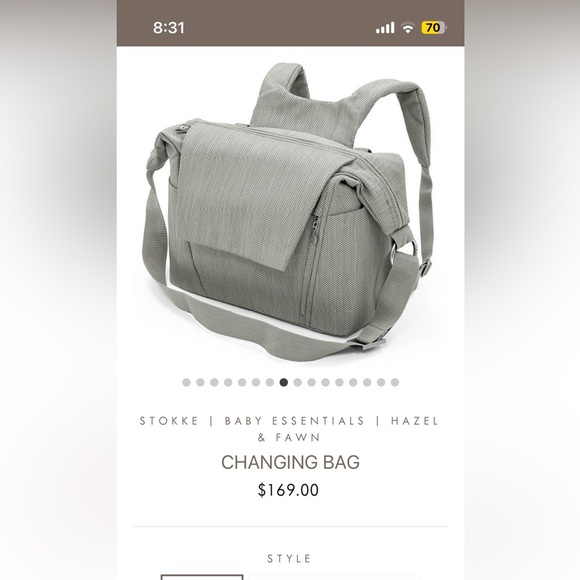 Stokke diaper bag - Picture 4 of 4